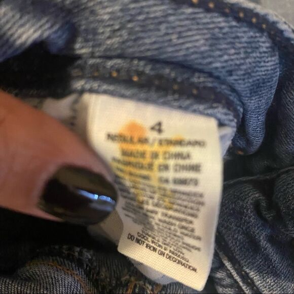 American Eagle Stretch Denim Jeans Sz 4 - Picture 10 of 11
